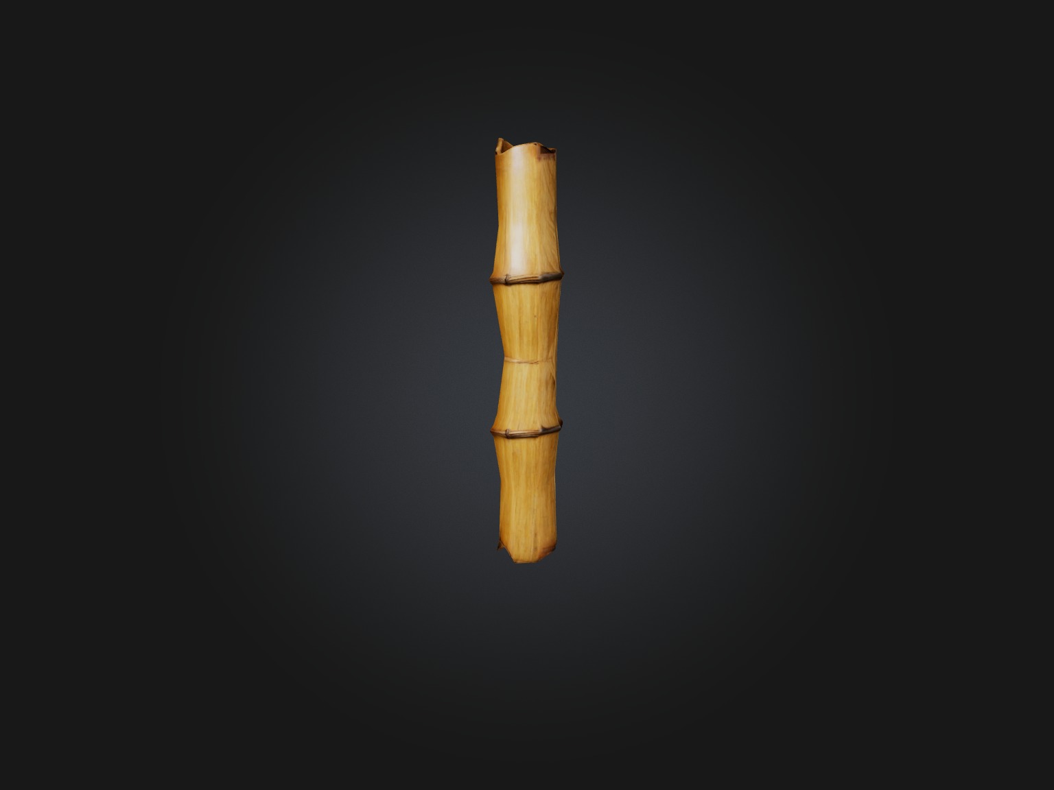Bamboo Cane Model Low-poly 3D model_15