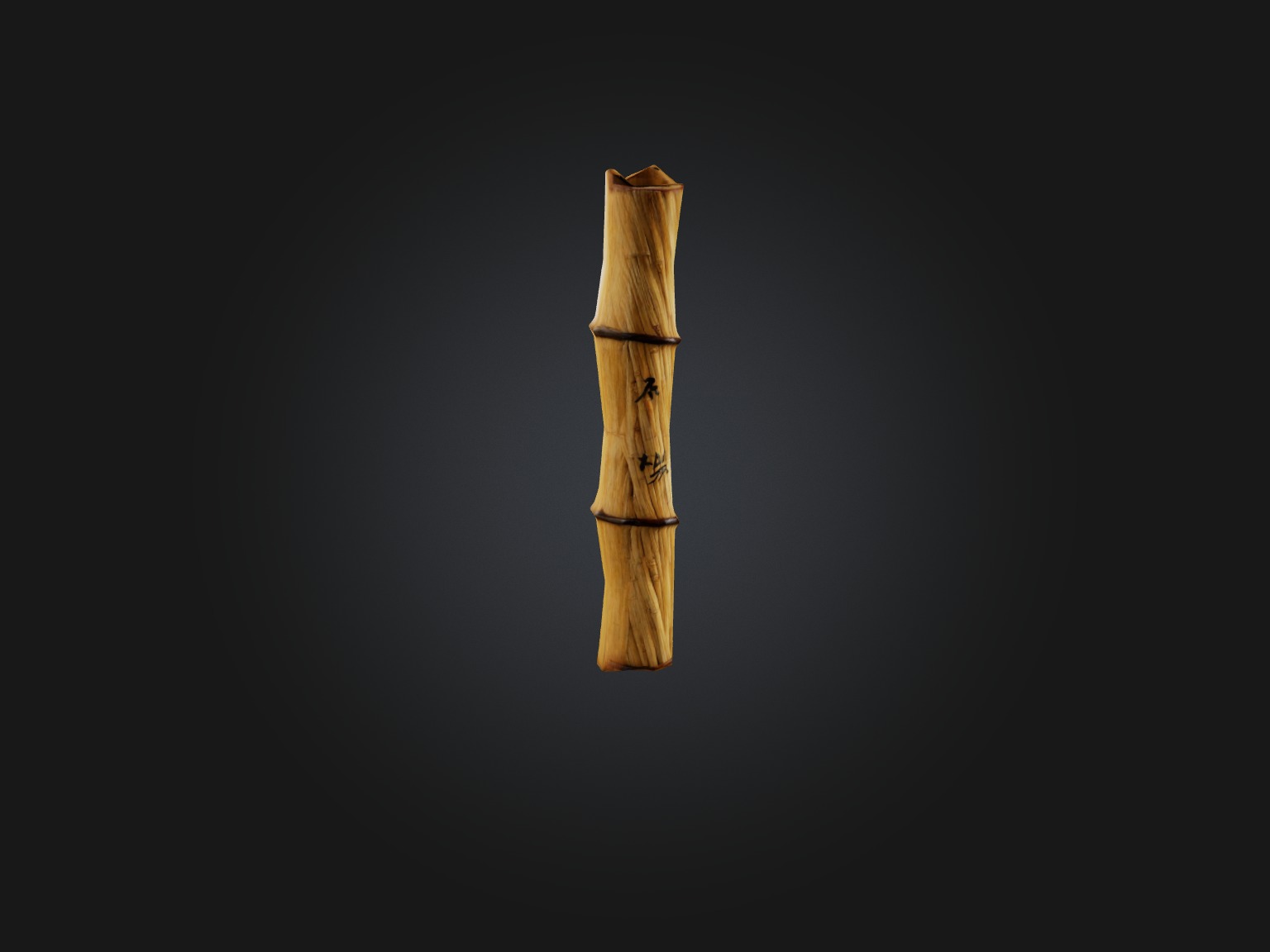 Bamboo Cane Model Low-poly 3D model_11