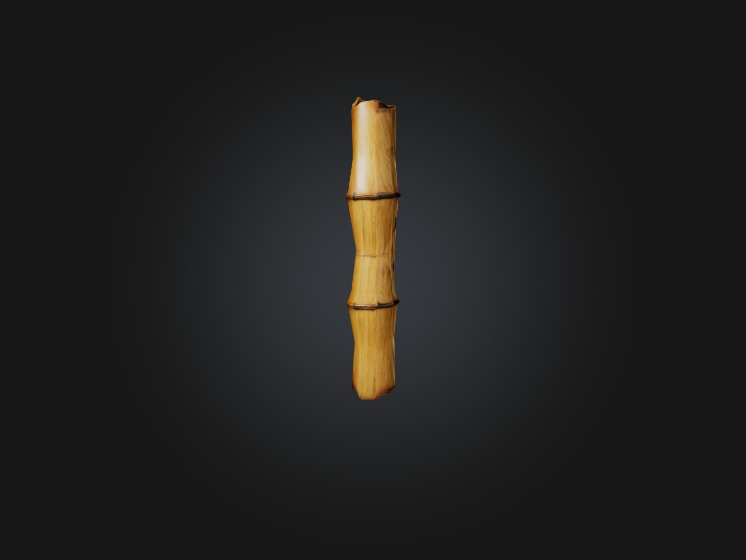 Bamboo Cane Model Low-poly 3D model_13