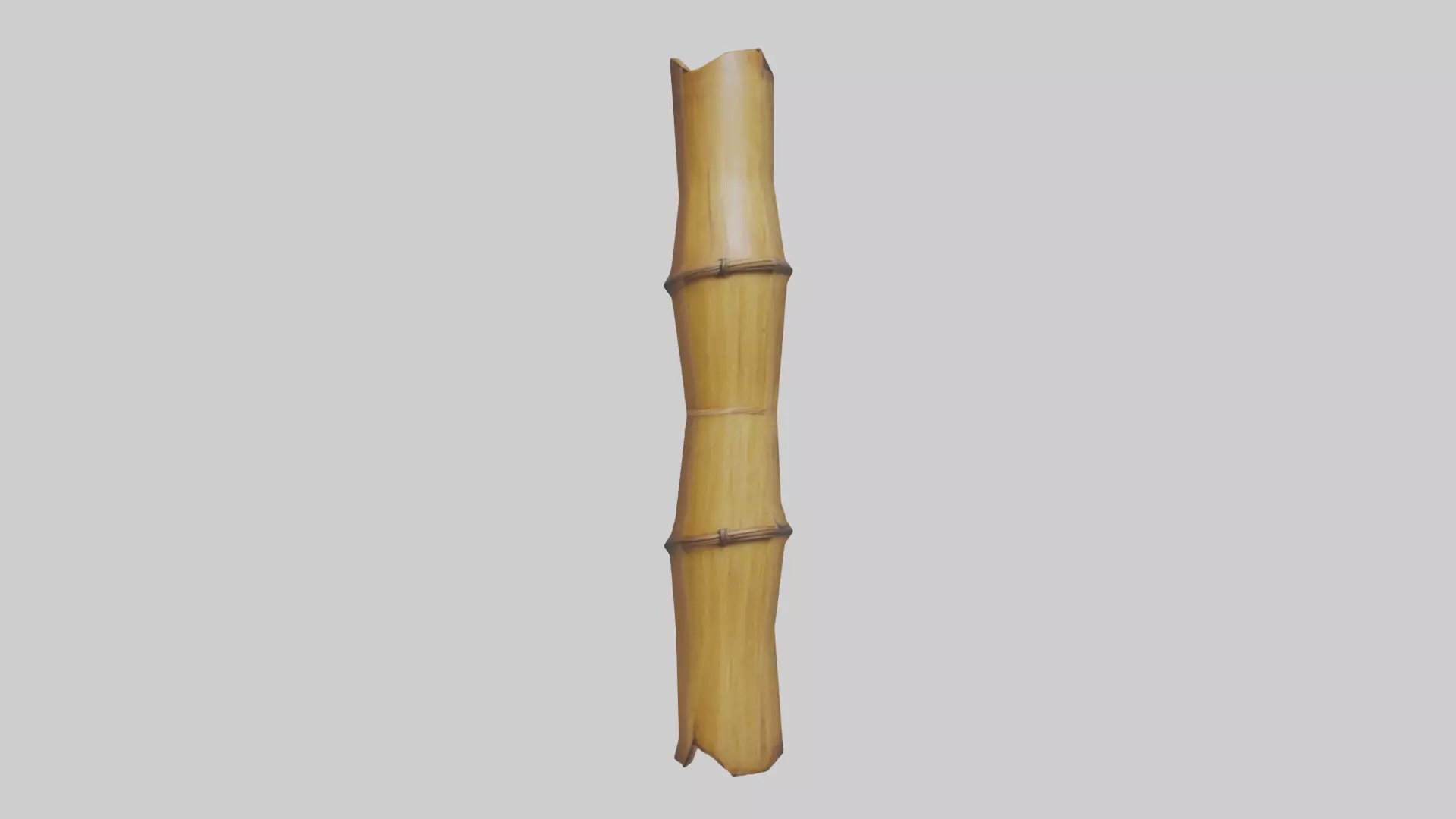 Bamboo Cane Model Low-poly 3D model_0