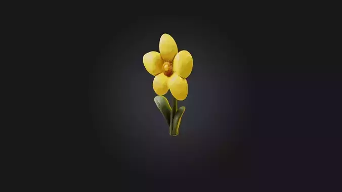 Yellow Flower Model