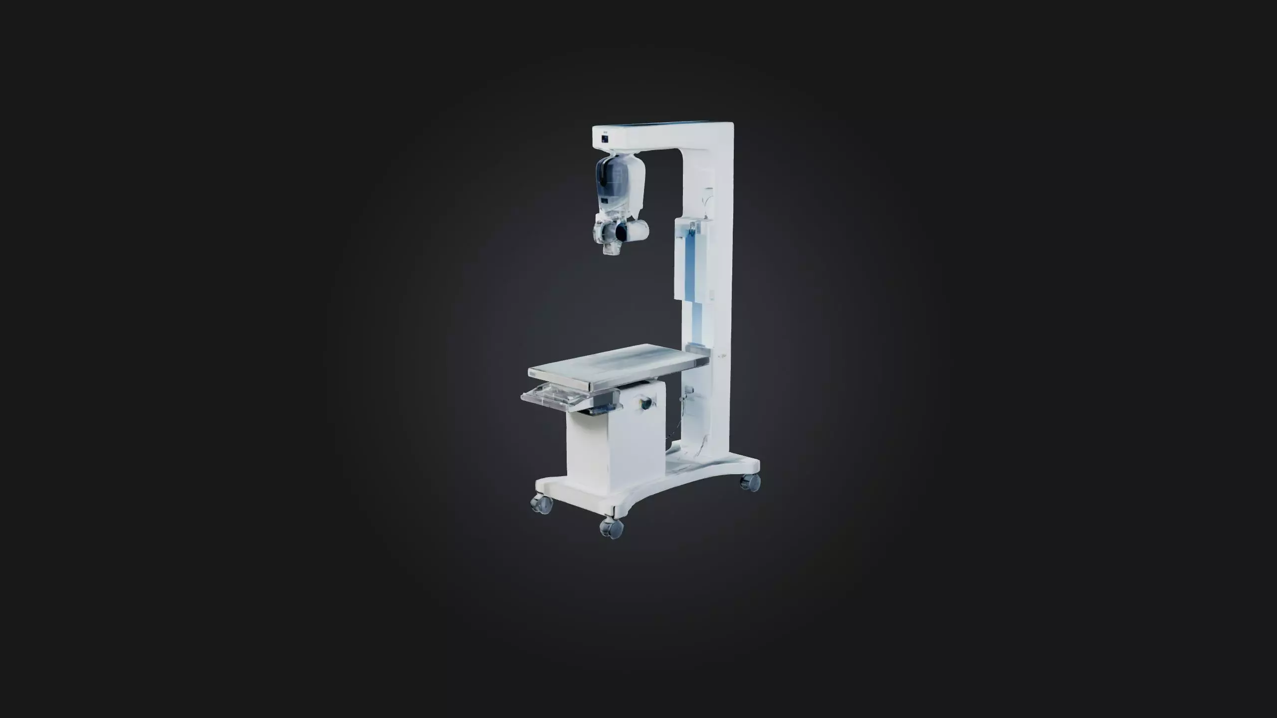 X-ray Machine Low-poly 3D model_0
