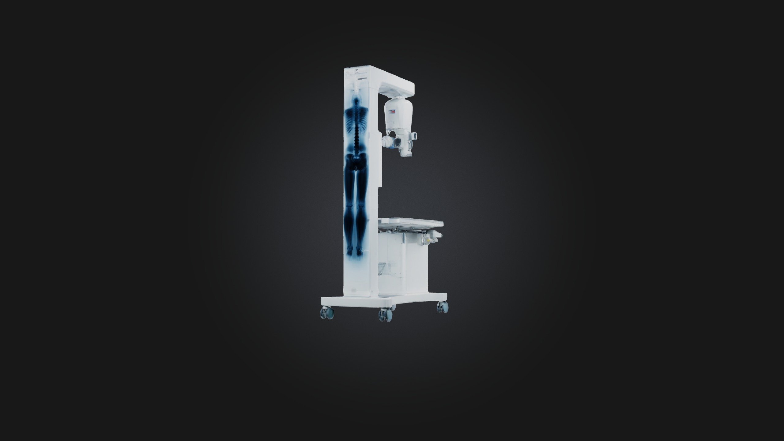 X-ray Machine Low-poly 3D model_6