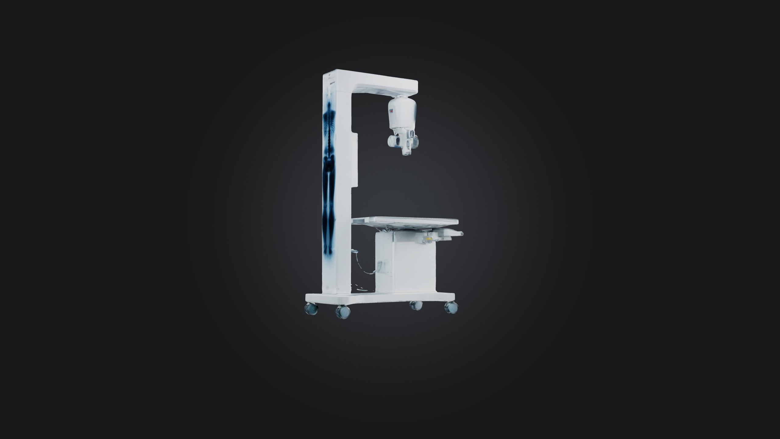 X-ray Machine Low-poly 3D model_5