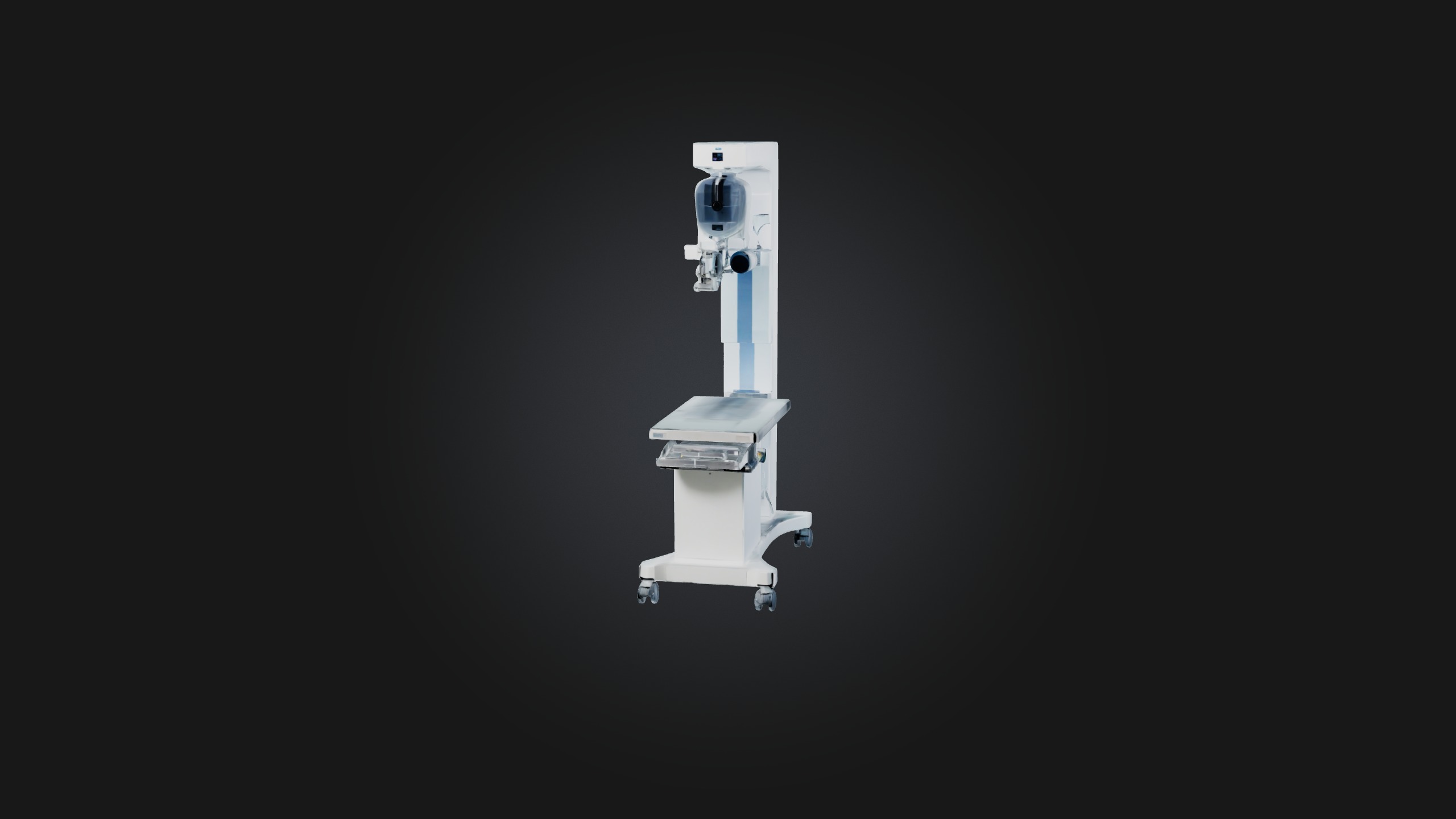 X-ray Machine Low-poly 3D model_1