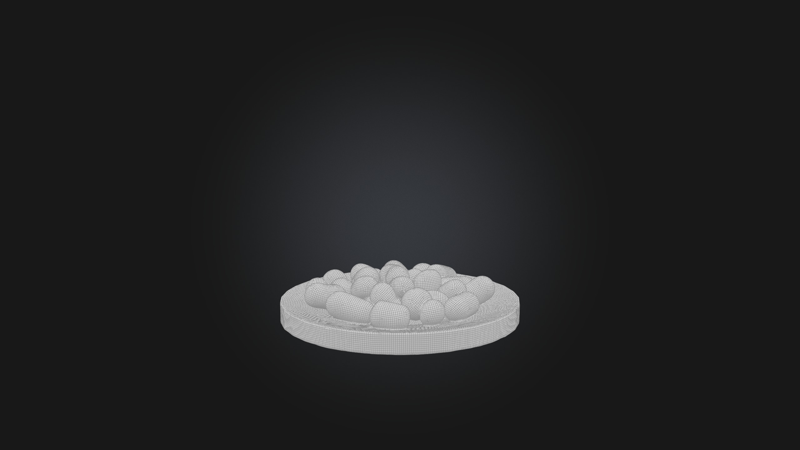 Vitamins Low-poly 3D model_2