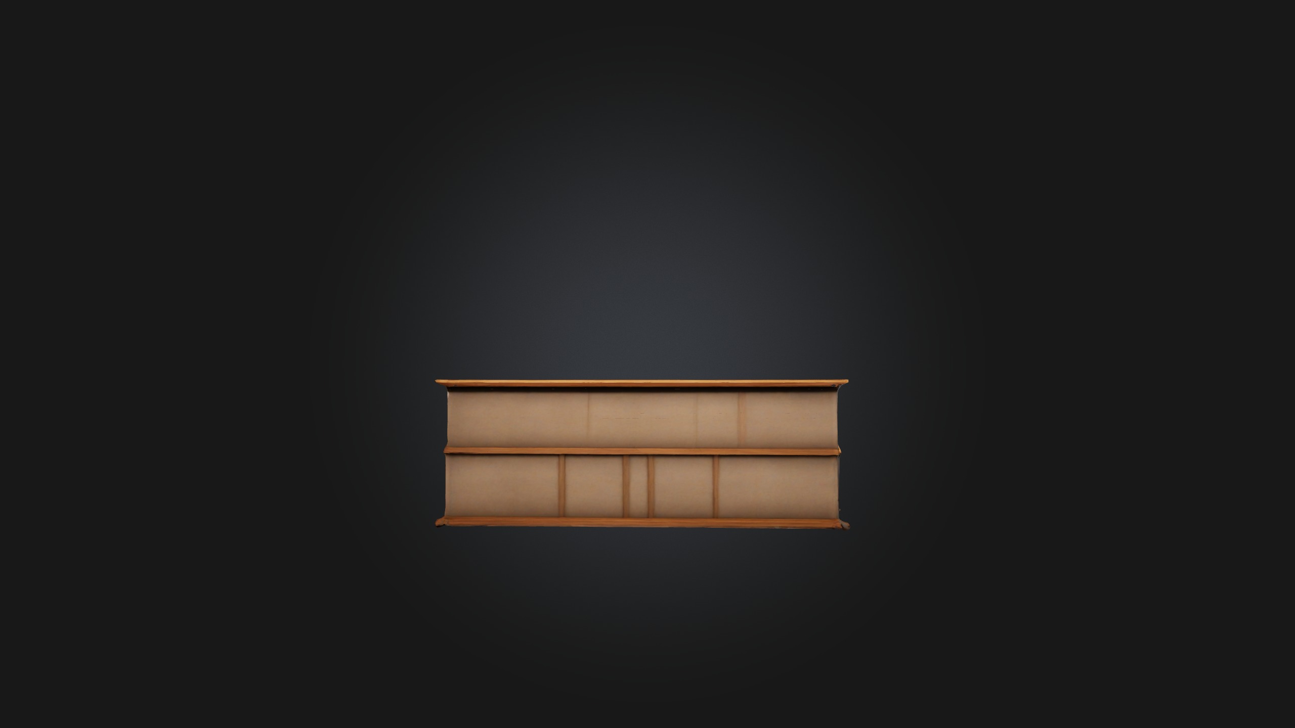 V-Shaped Bar Low-poly 3D model_5