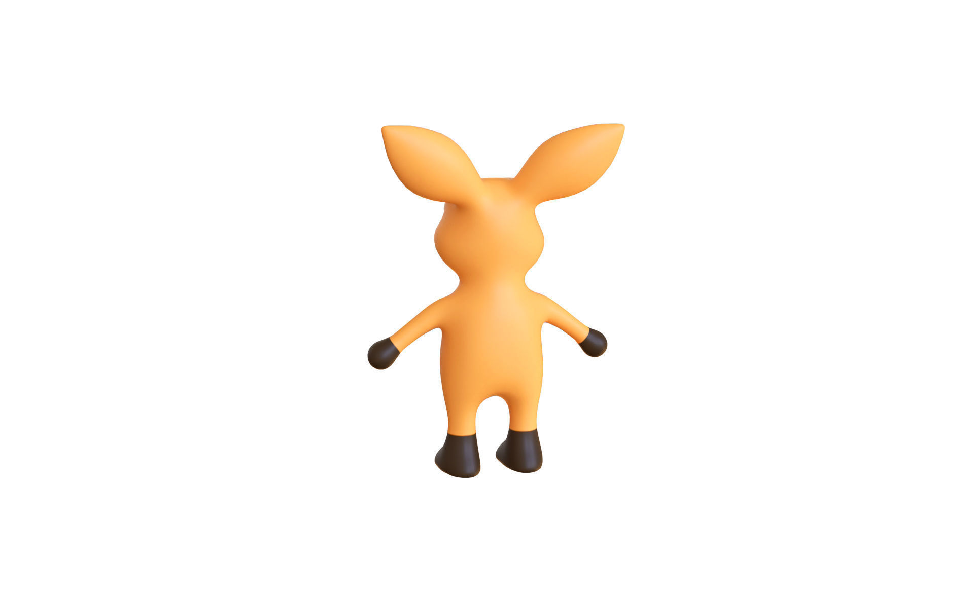 High-Quality 3D Cute Kangaroo for Games Low-poly 3D model_5