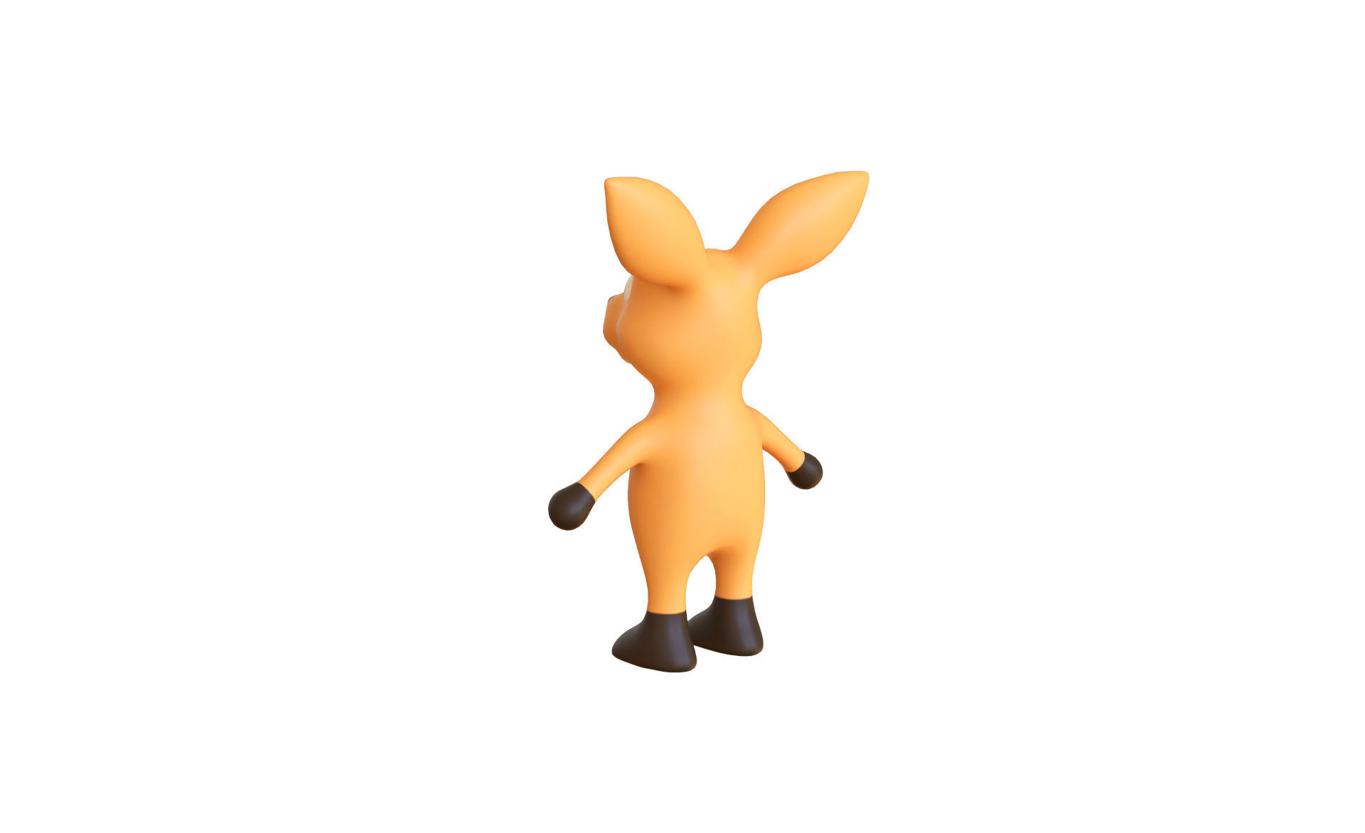 High-Quality 3D Cute Kangaroo for Games Low-poly 3D model_4