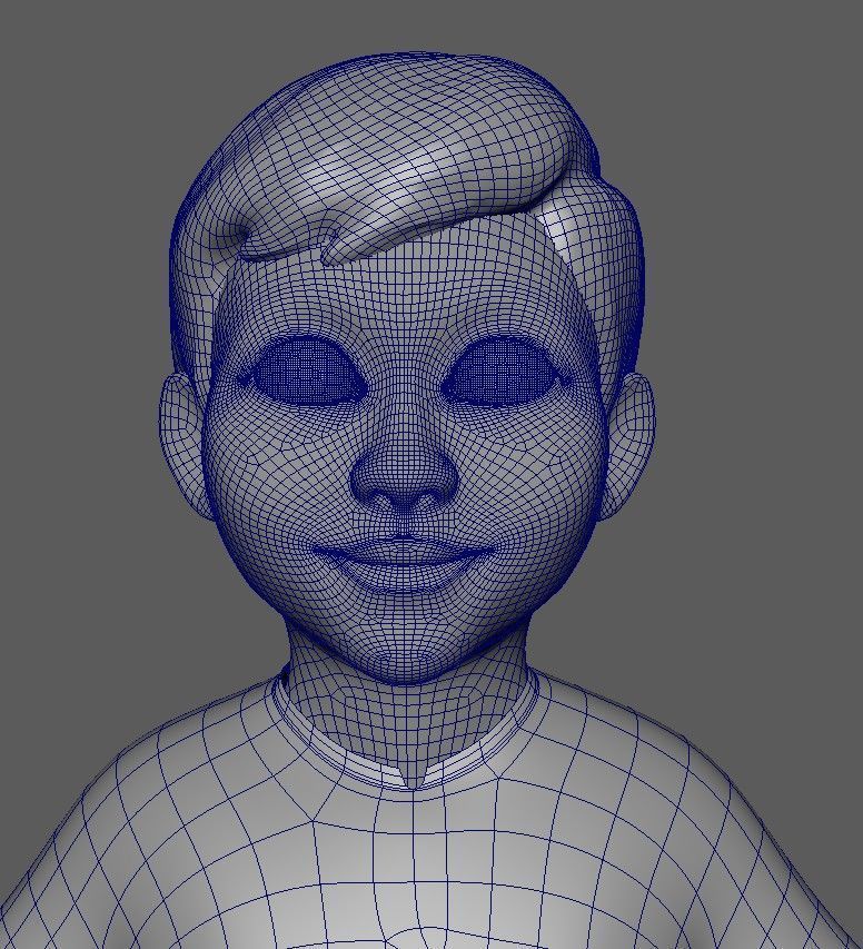 Cartoon ArabFamily Character Pack  Low-poly 3D model_18