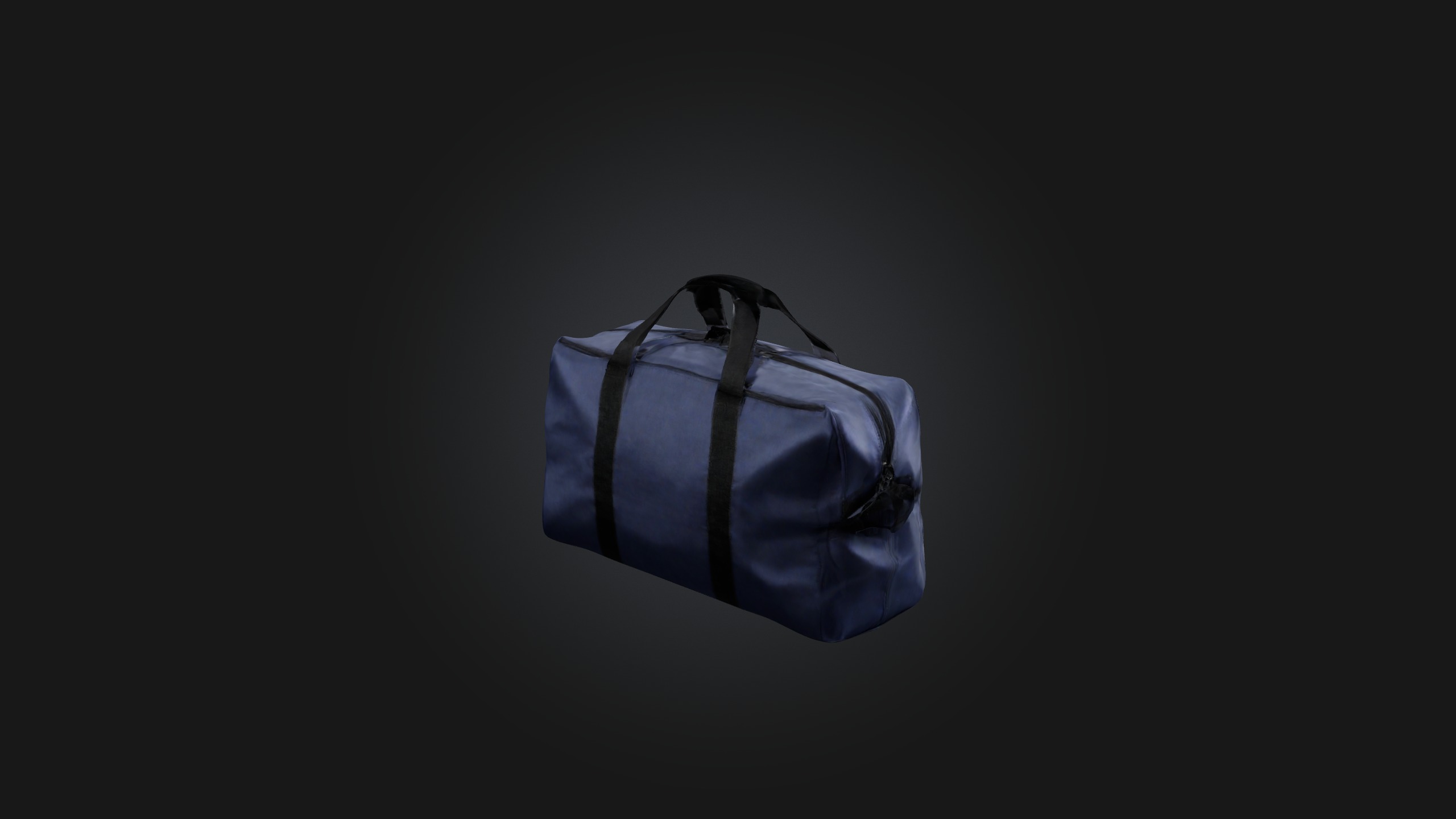 Travel shoe bag Low-poly 3D model_4