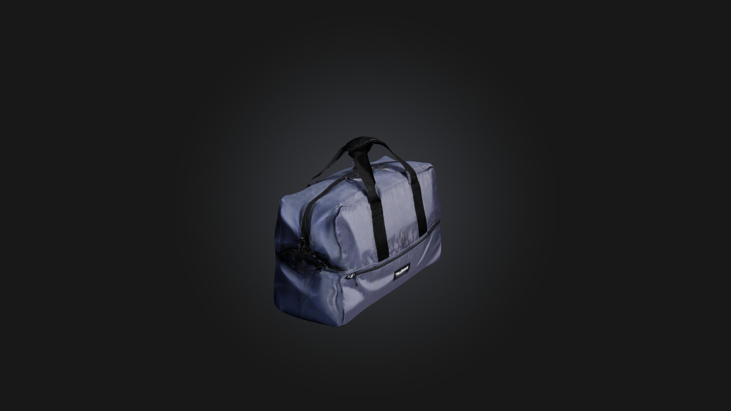 Travel shoe bag Low-poly 3D model_6