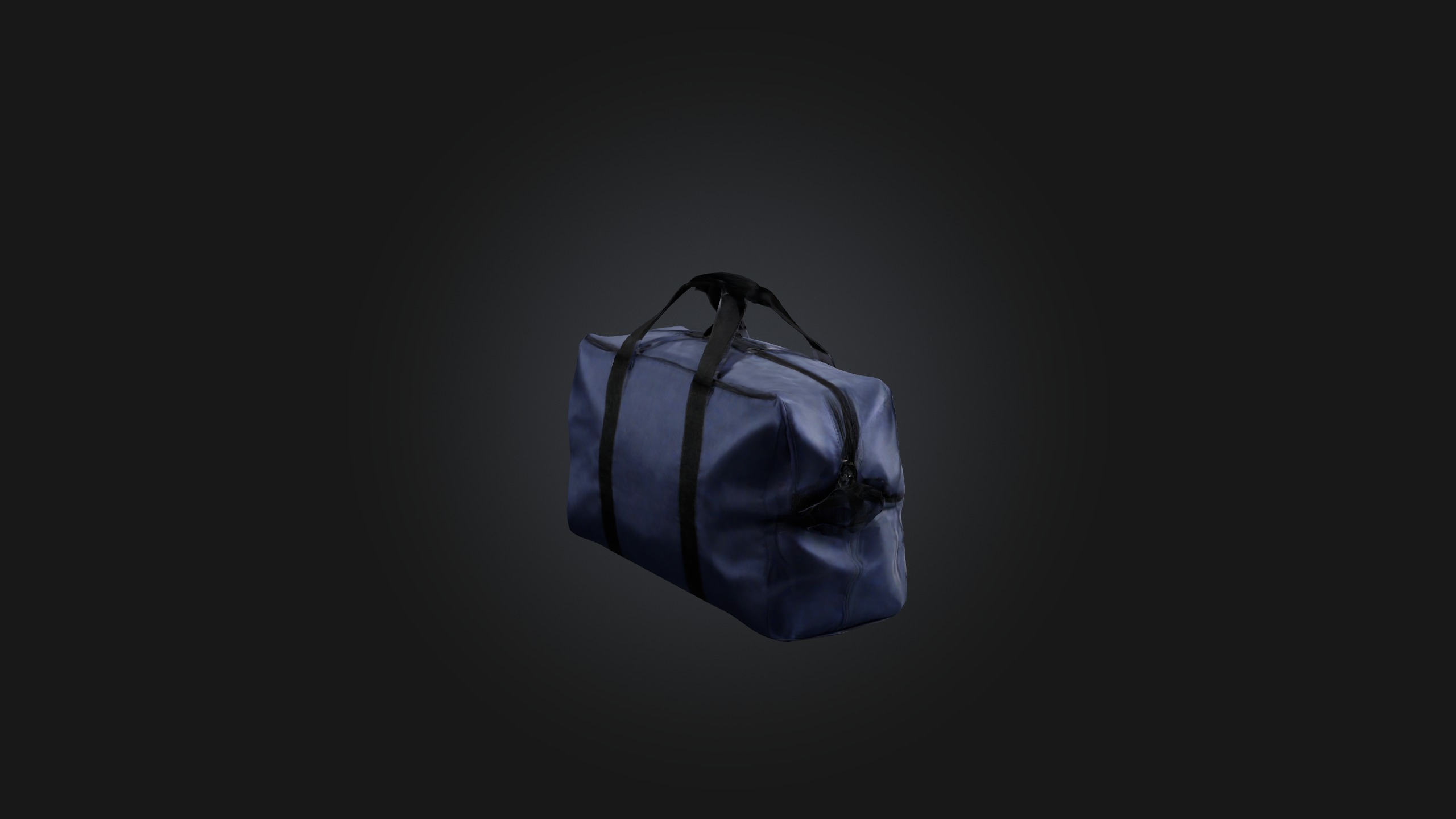 Travel shoe bag Low-poly 3D model_3