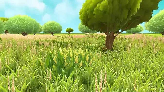 Grass Plants Mega Pack Shader Mobile Ready Texture