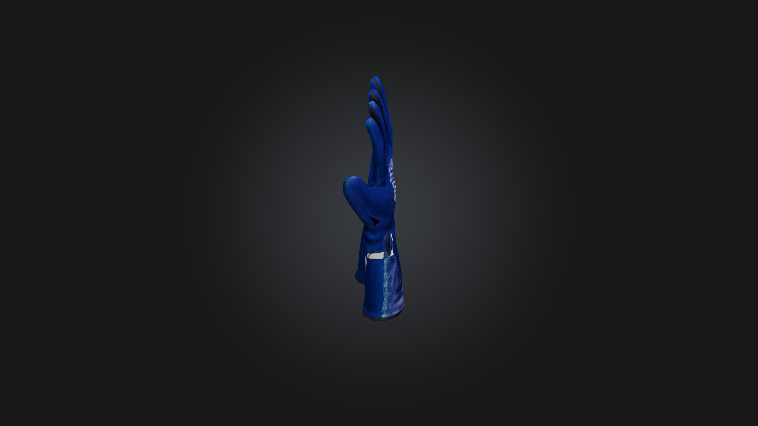 Thermal insulated gloves Low-poly 3D model_7