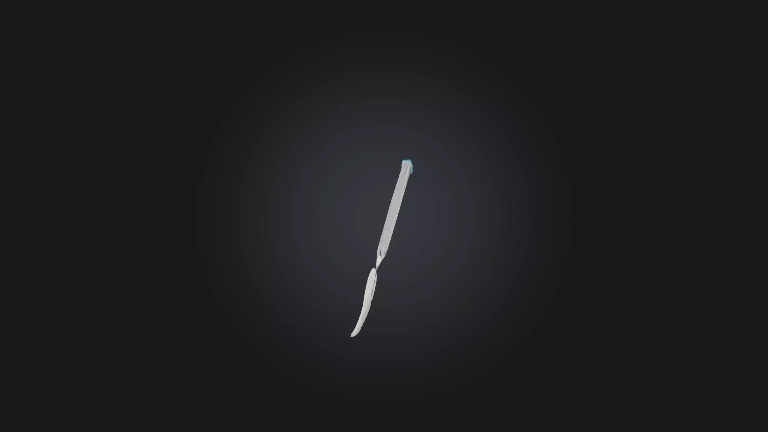 Surgical Scalpel Low-poly 3D model_0