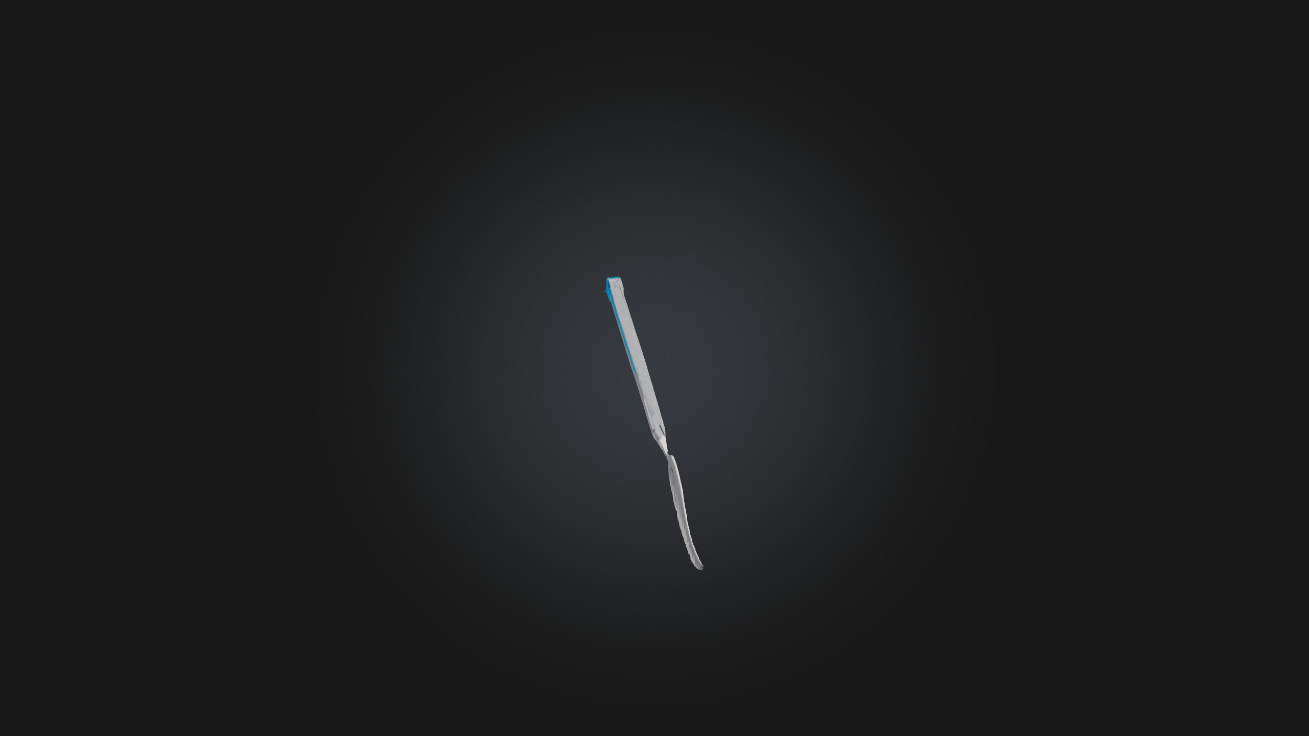 Surgical Scalpel Low-poly 3D model_3