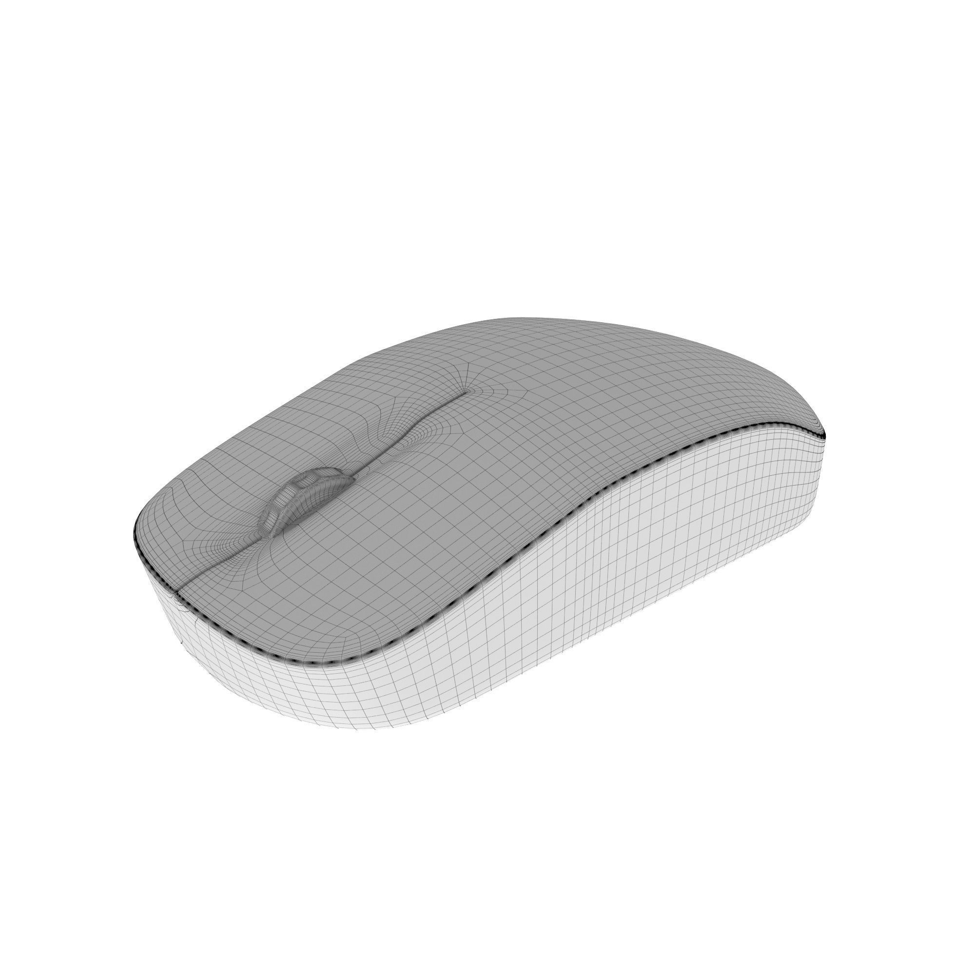 mouse Black 3D model_4