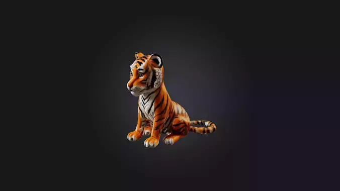 Sitting Tiger