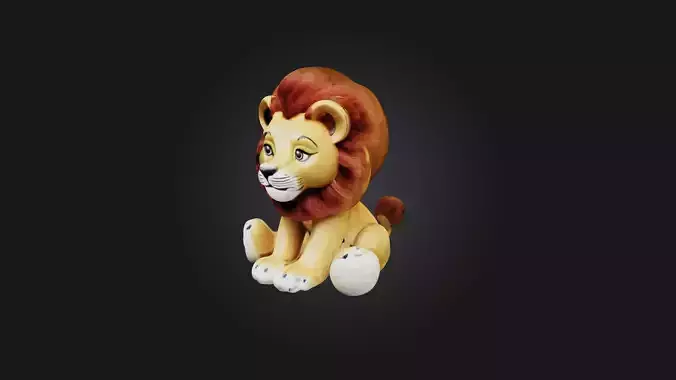 Sitting Lion