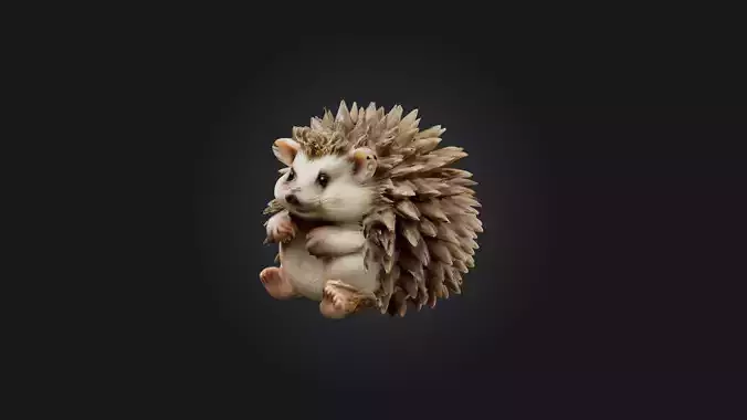 Sitting Hedgehog