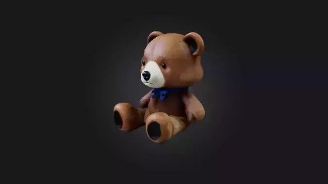 Sitting Bear Toy Model