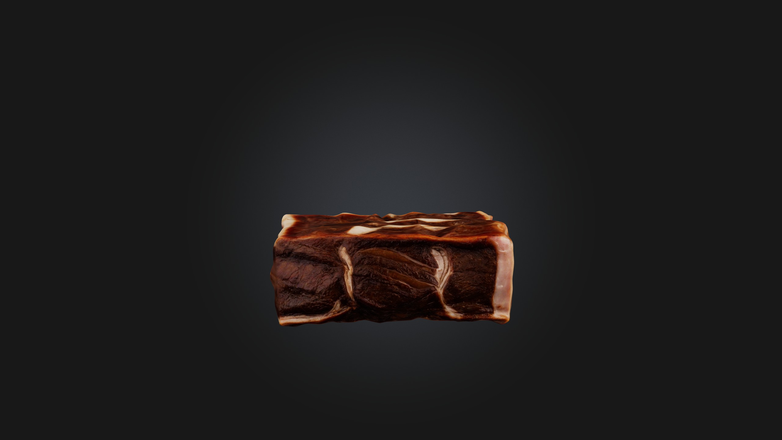 Short Ribs Model Low-poly 3D model_4