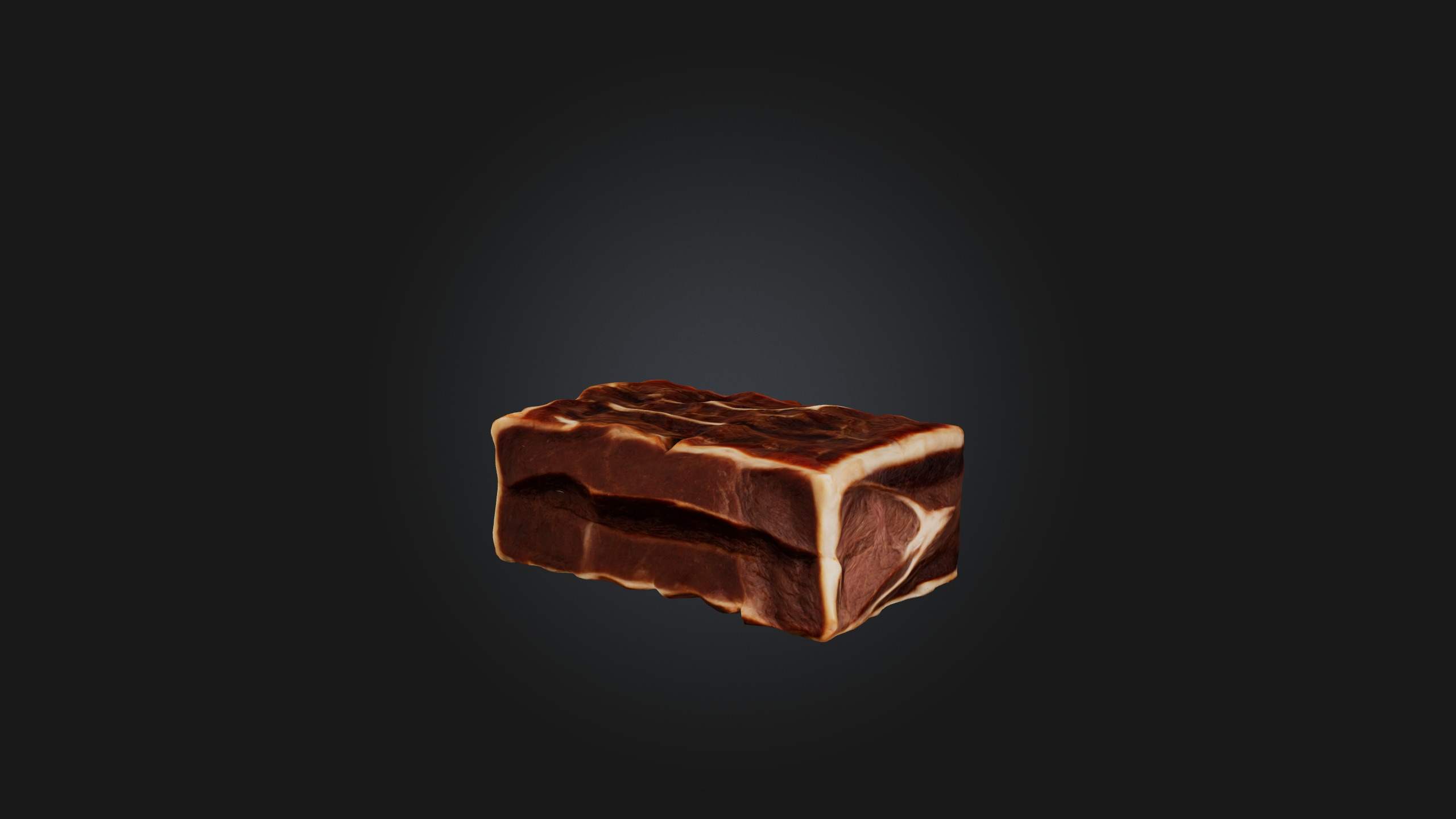 Short Ribs Model Low-poly 3D model_9