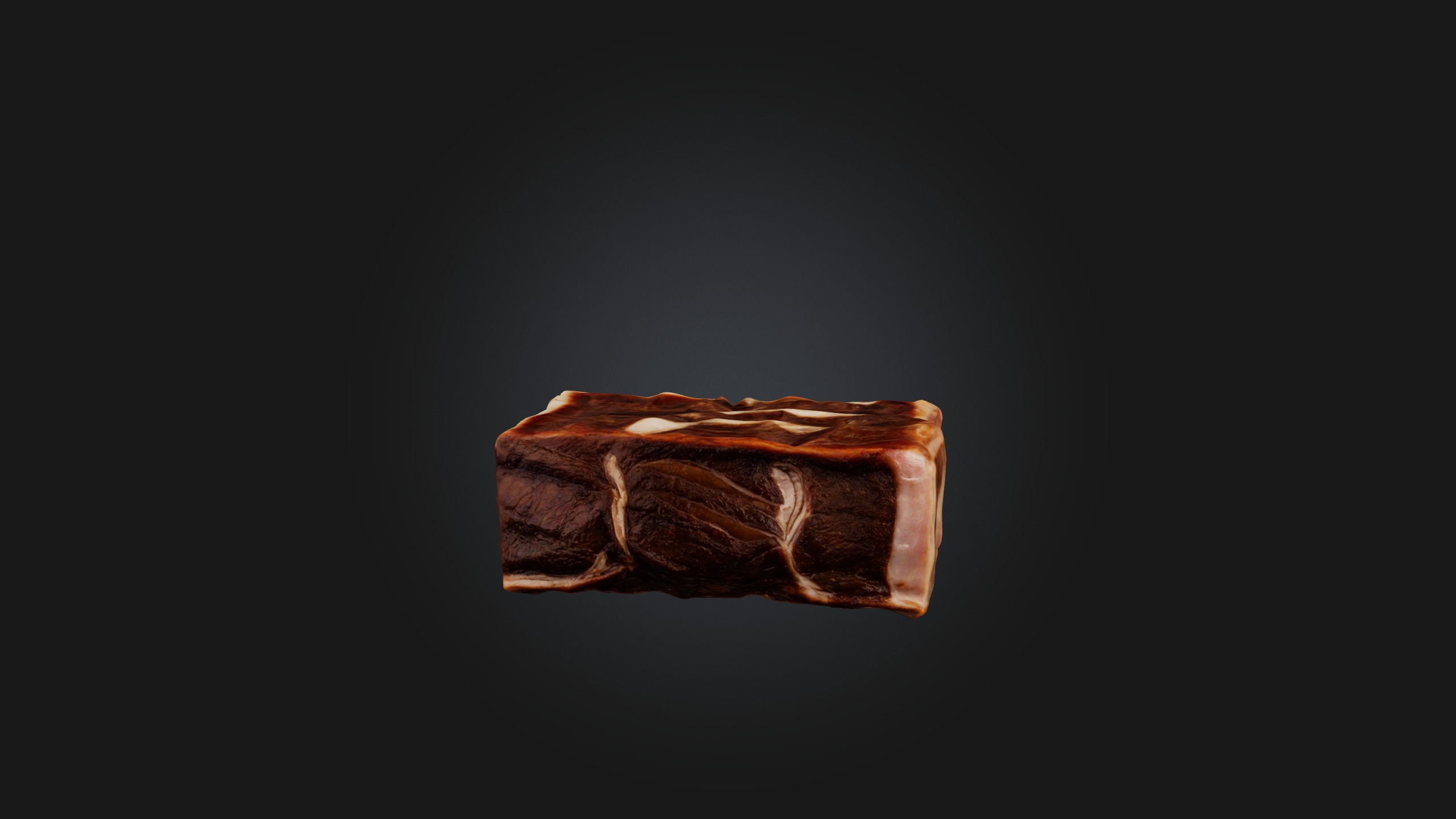 Short Ribs Model Low-poly 3D model_3
