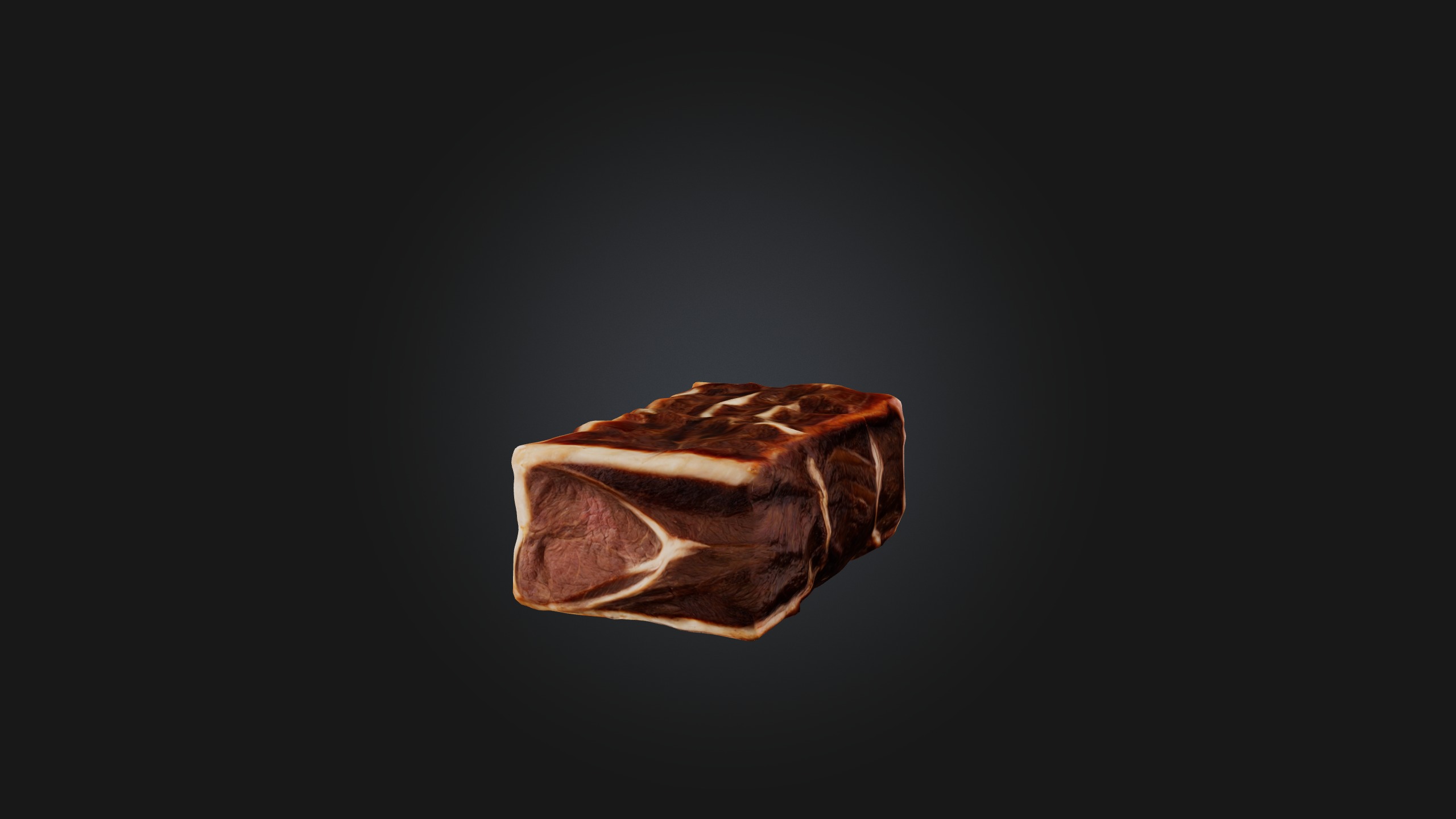 Short Ribs Model Low-poly 3D model_7