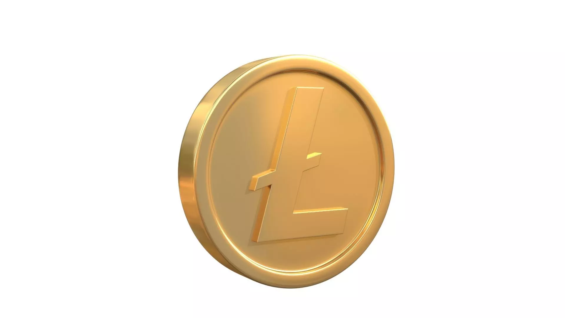 Litecoin 3D model_0
