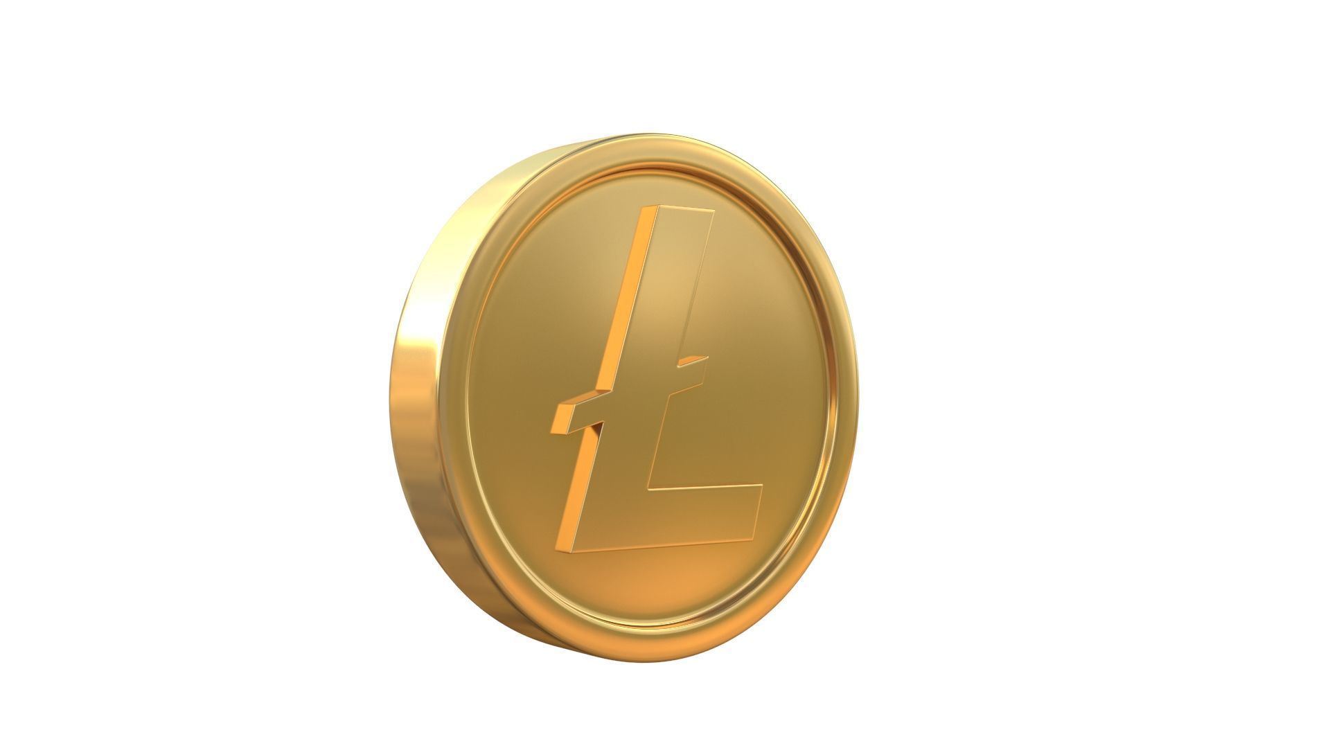 Litecoin 3D model_3