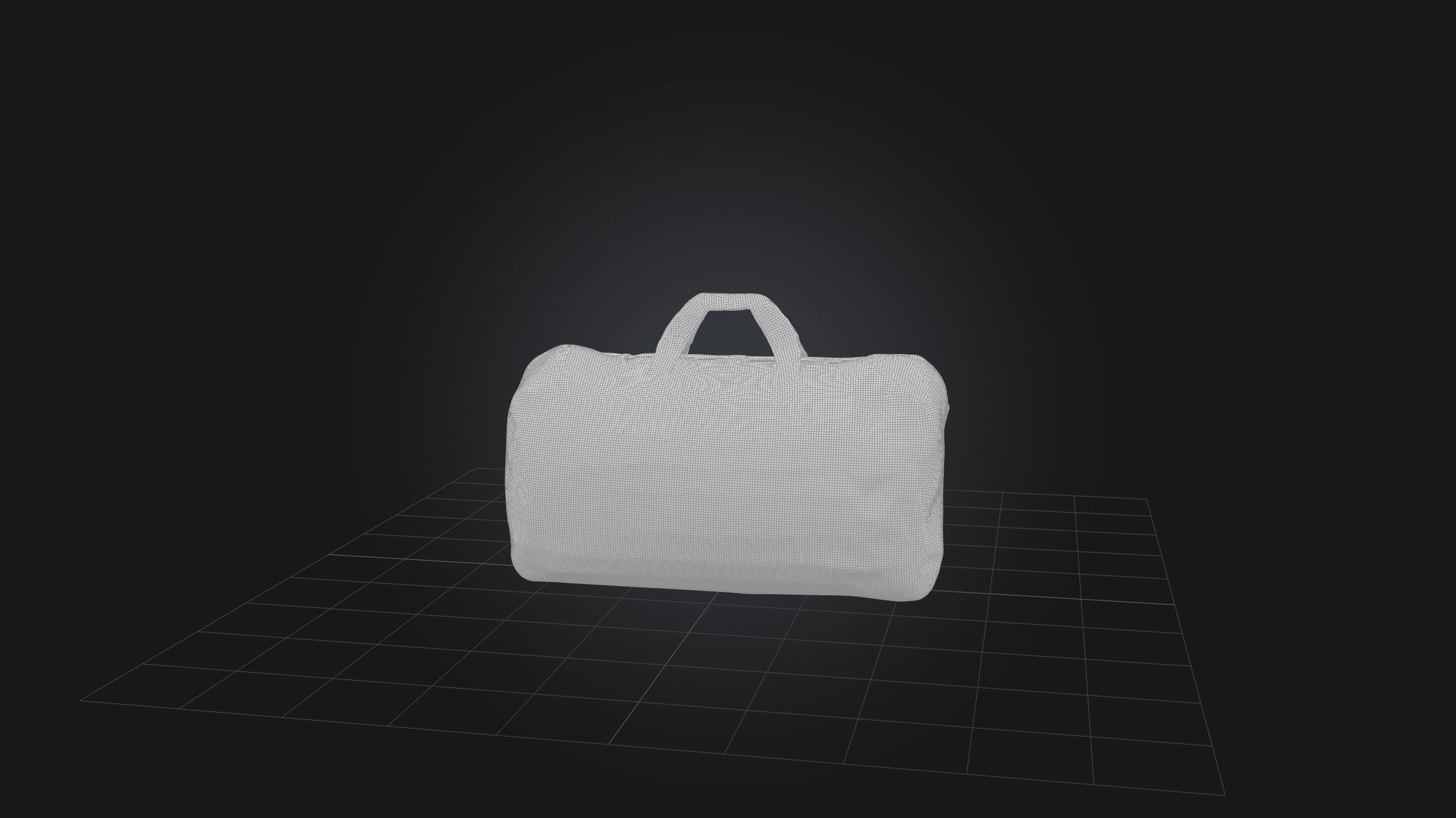 Sandbag Low-poly 3D model_2