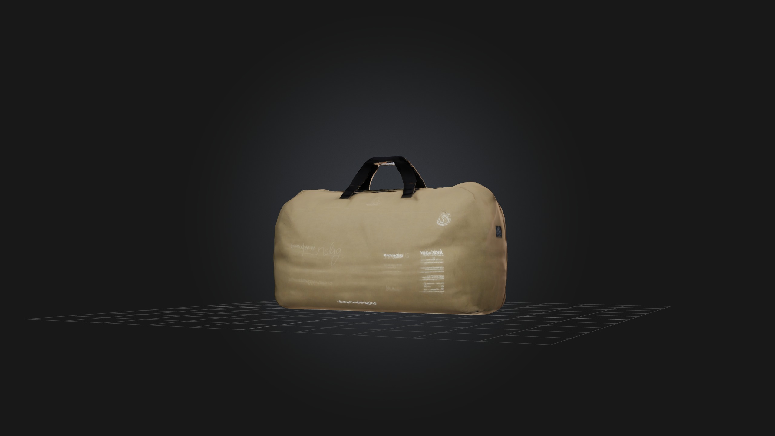 Sandbag Low-poly 3D model_7