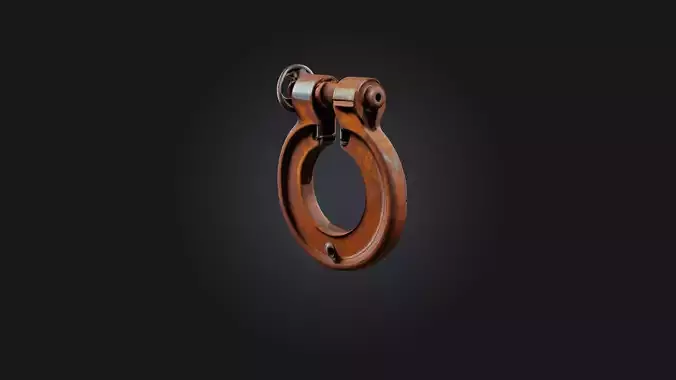 Rusted Metal Clamp