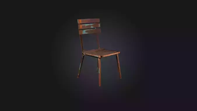 Rusted Metal Chair