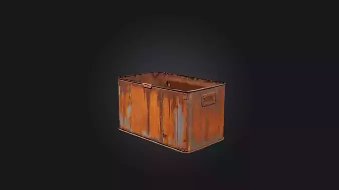 Rusted Metal Box