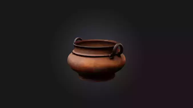 Rusted Iron Pot
