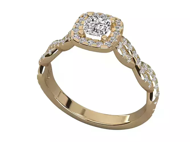 Cushion Cut Engagement Ring Jewelry