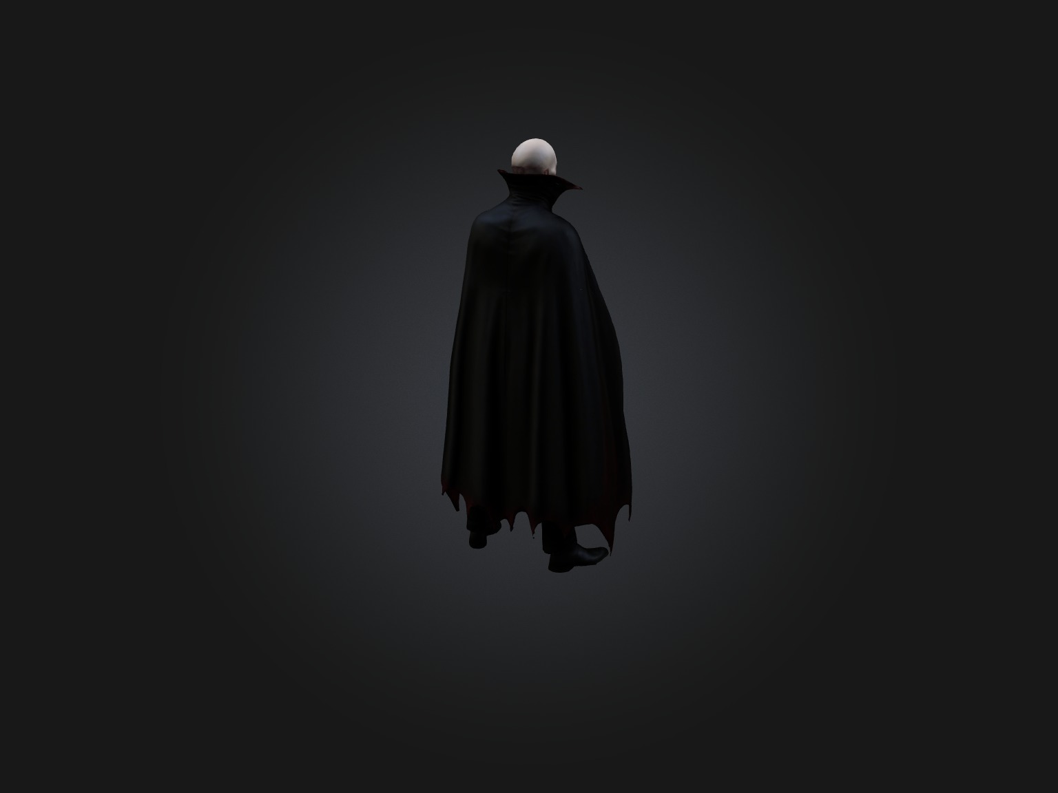 Realistic Vampire Model Low-poly 3D model_7