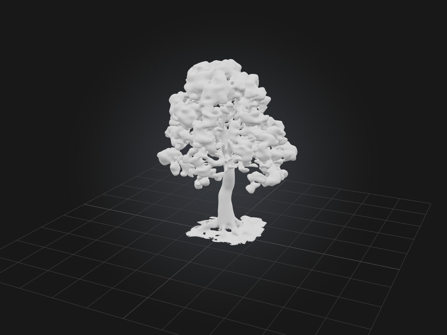 Realistic Tree Model Low-poly 3D model_2