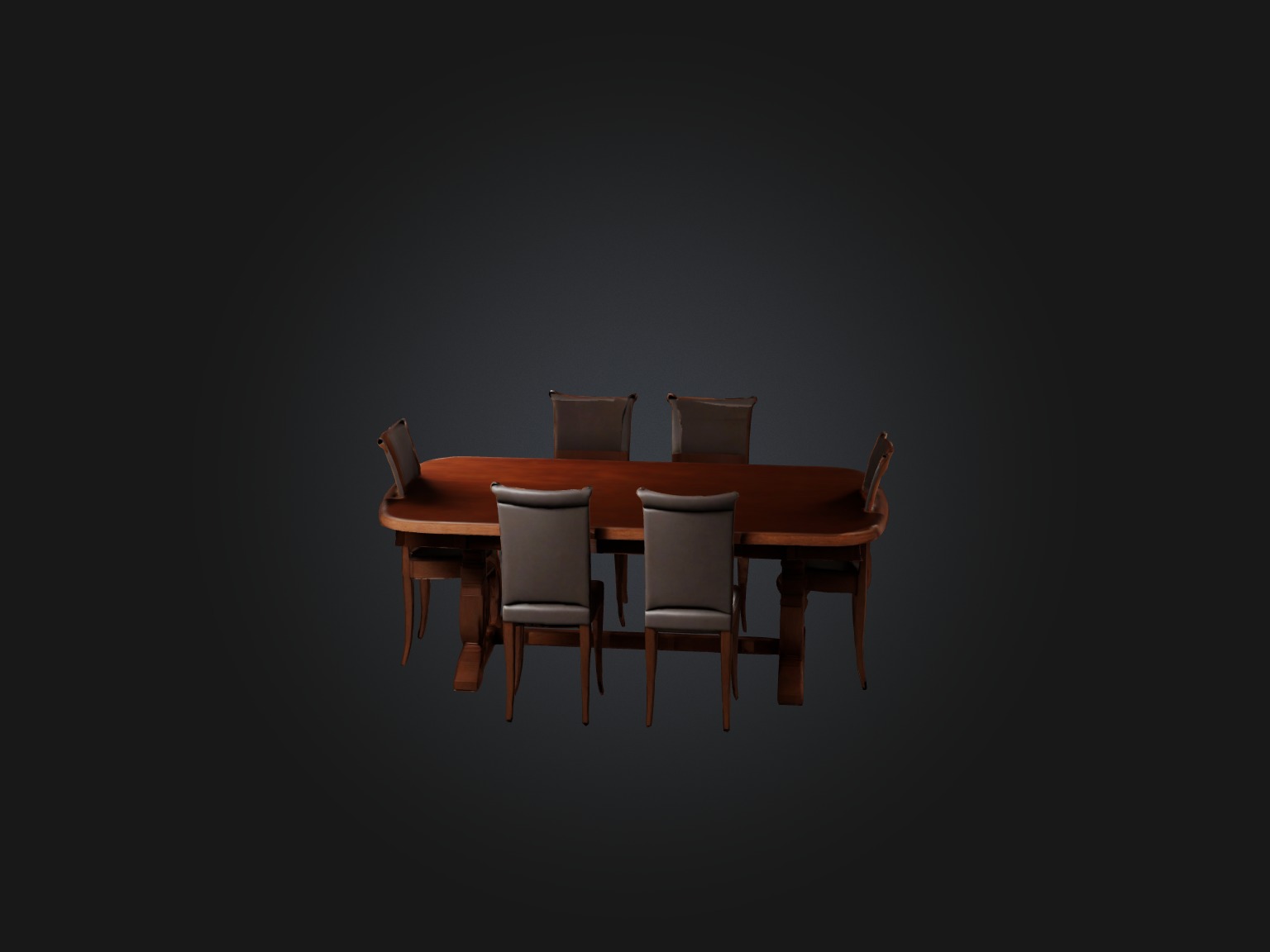 Realistic Table Model Low-poly 3D model_3