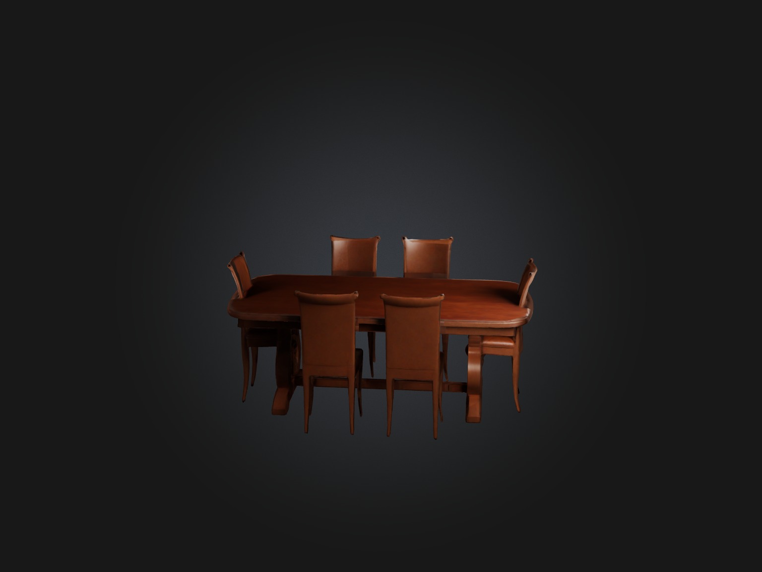 Realistic Table Model Low-poly 3D model_8