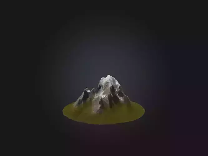Realistic Mountain Model