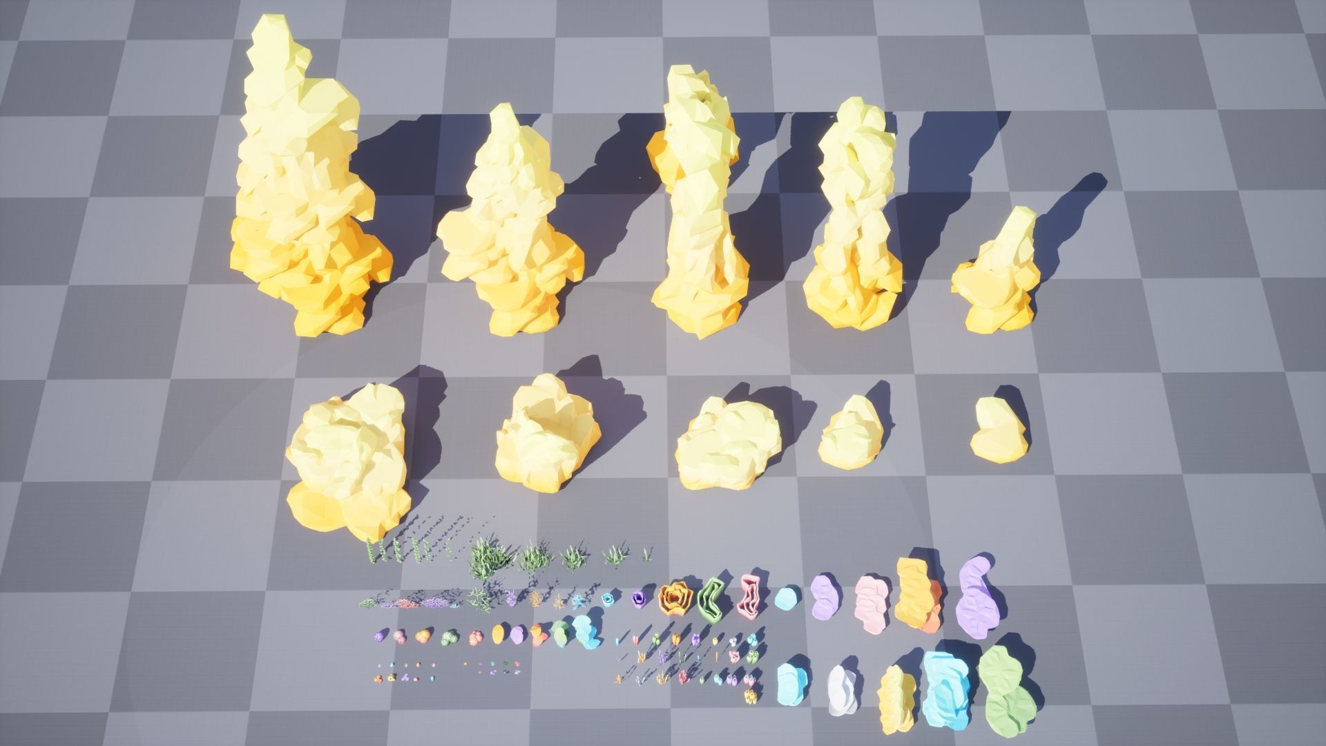 low poly Nature Underwater world pack Low-poly 3D model_13