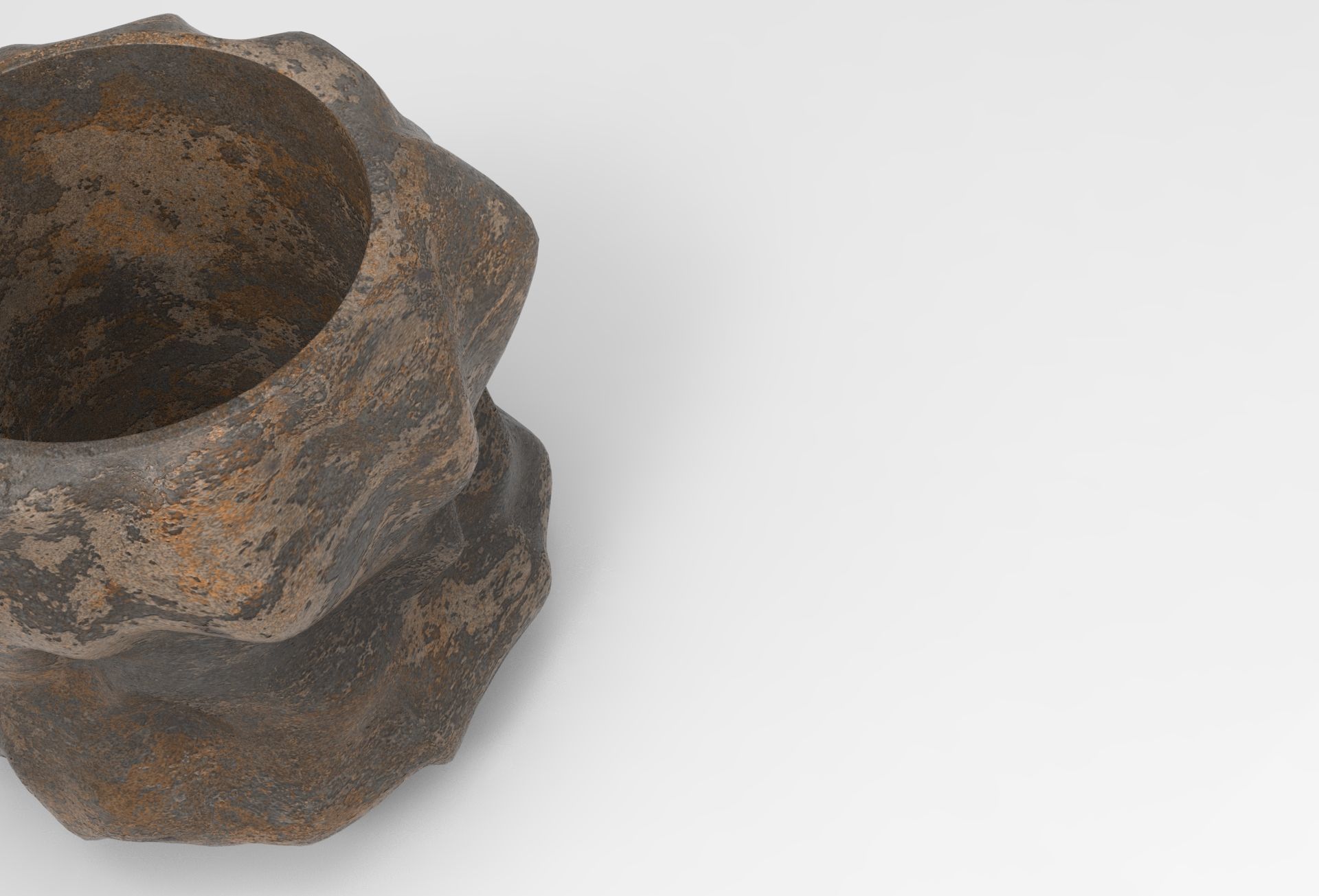Nou Vase Low-poly 3D model_4