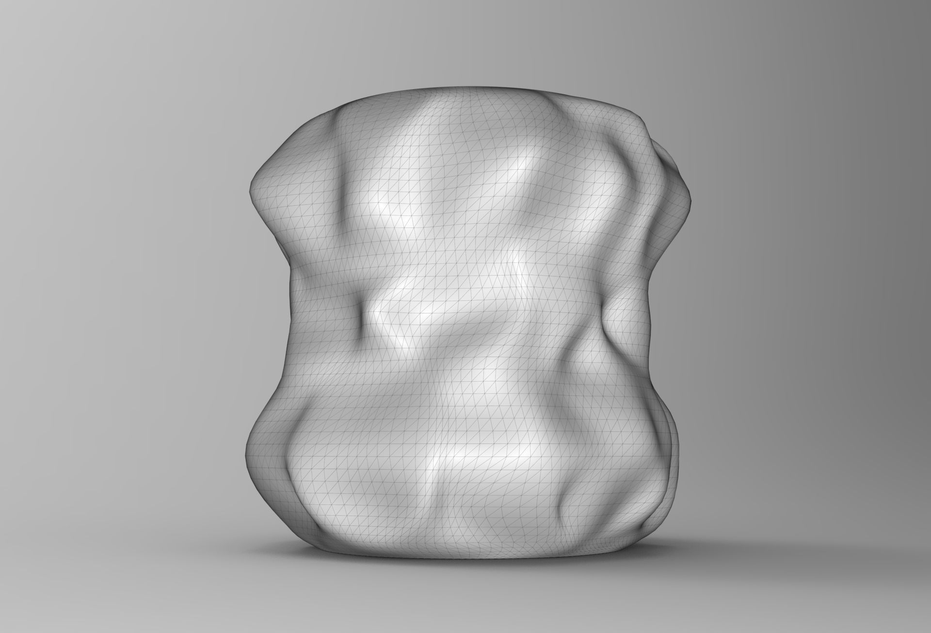 Nou Vase Low-poly 3D model_6