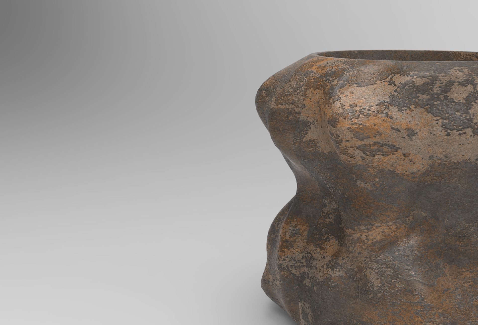 Nou Vase Low-poly 3D model_3