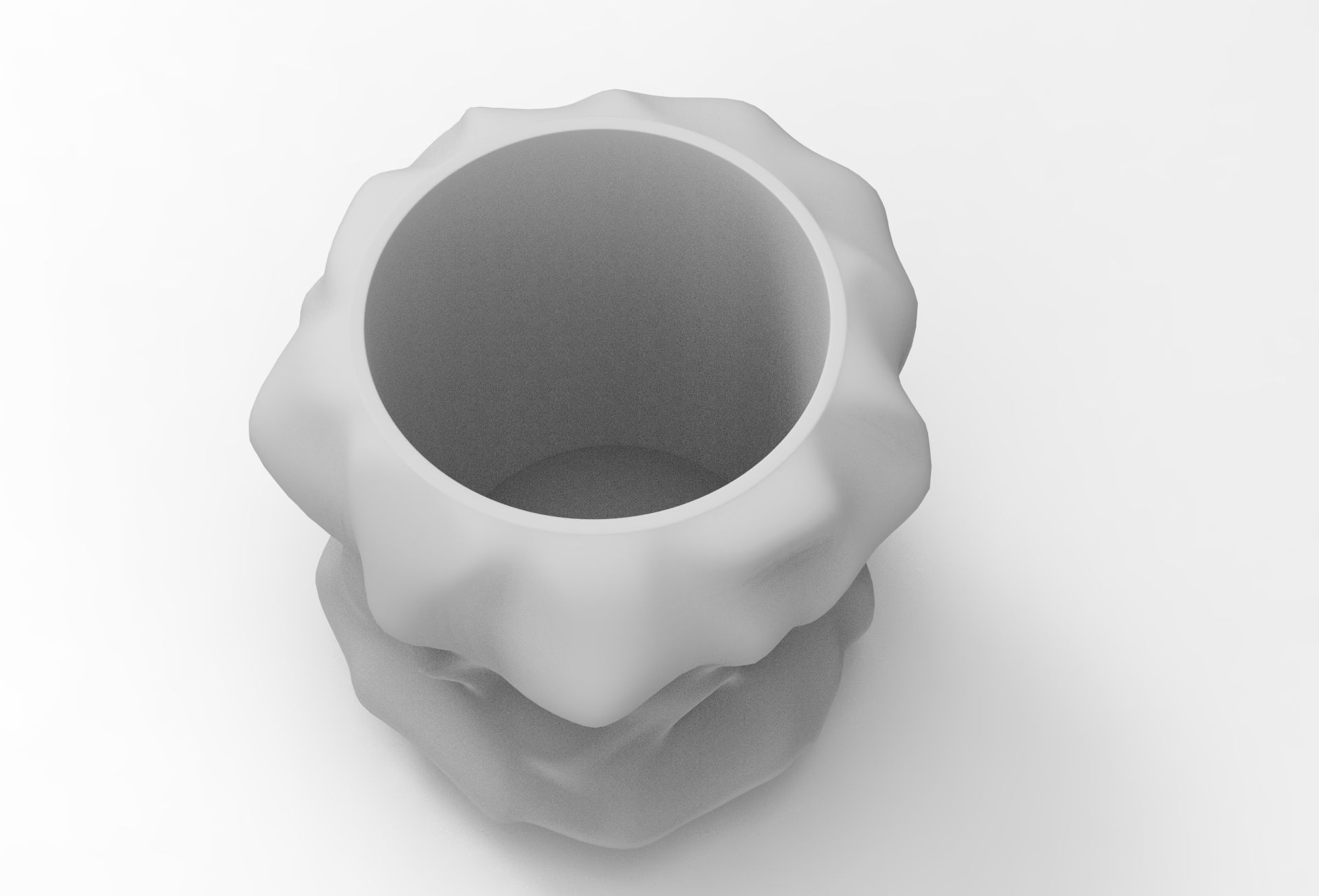 Nou Vase Low-poly 3D model_8