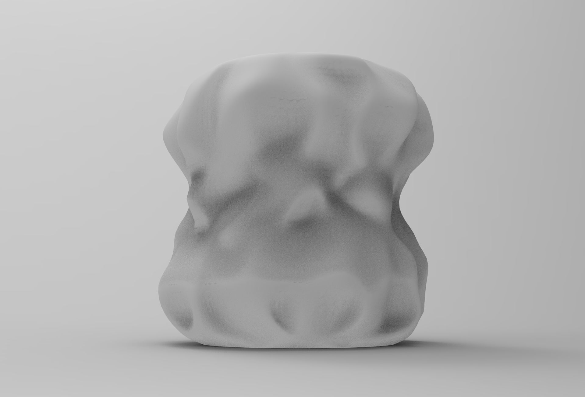 Nou Vase Low-poly 3D model_7